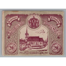 AUSTRIA 1920 RARO BILLETE SIN CIRCULAR